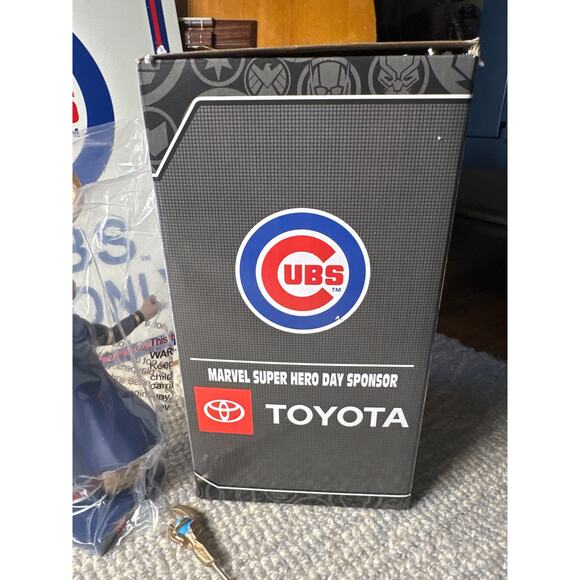 Loki Bobblehead Wrigley Marvel Superhero Night  Chicago Cubs 7.18.2023 NIB - Picture 5 of 7